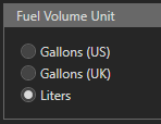 2.  Fuel Volume Unit