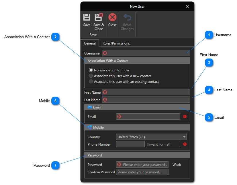 Create a user