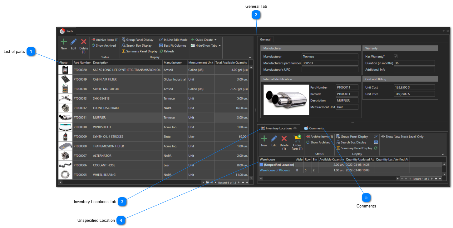 Create Parts