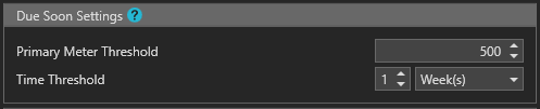4. Due Soon Settings