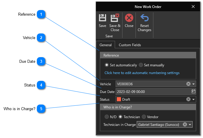 Create Work Orders