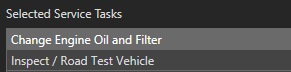 1.  Selected Service Tasks