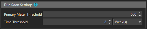 5. Due Soon Settings